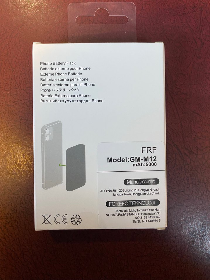 Magsafe 5000 mAh powerbank - Görsel 2