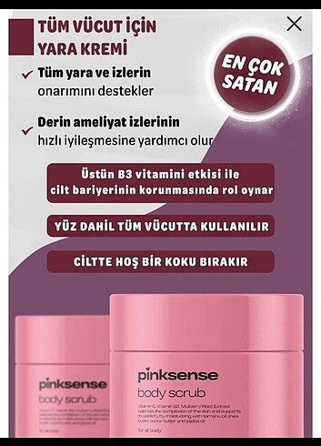 Piksense yara ve amaliyat izi giderici 