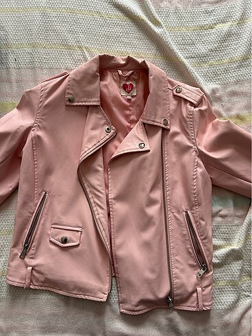 pembe deri ceket
