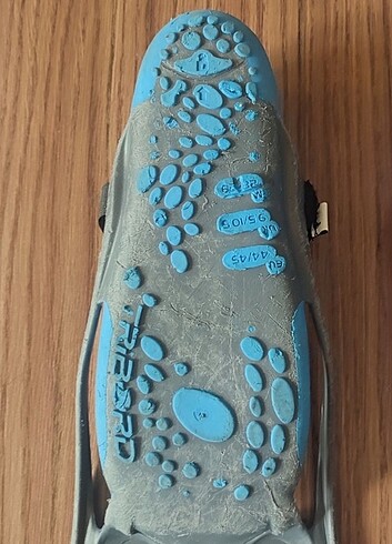 Beden Decathlon Tribord uzun yüzme dalış paleti 44 - 45 numara