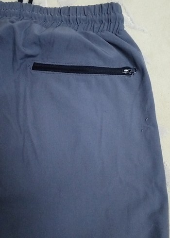 Gri Erkek Spor eşofman altı ince yazlık  2XL Beden - Görsel 4