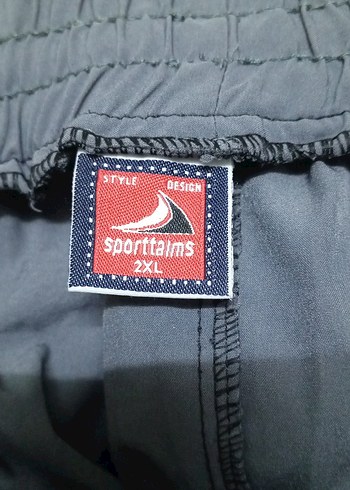 Gri Erkek Spor eşofman altı ince yazlık  2XL Beden - Görsel 2