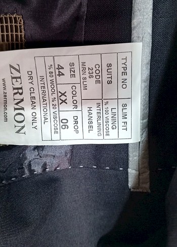 Füme Düz Desen Erkek Ofis Takım Elbise - Görsel 7