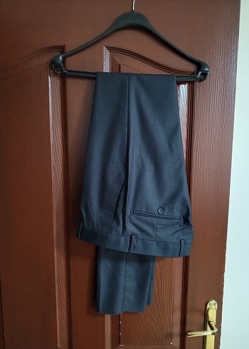 Füme Düz Desen Erkek Ofis Takım Elbise - Görsel 3