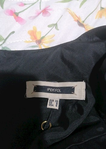 Kare Desenli Siyah Midi Kalem Elbise - Görsel 4