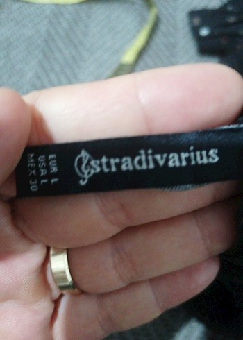 Düğmeli Uzun Kollu Siyah Mini Bluz - Görsel 5