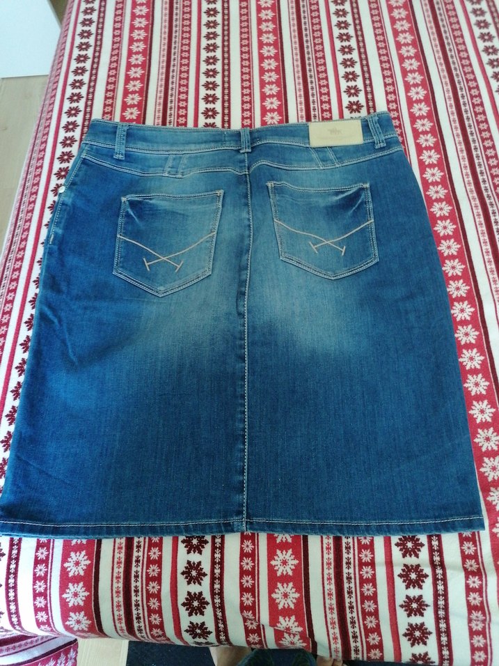 Uspolo kadın jeans etek - Görsel 2