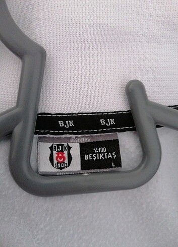 l Beden beyaz Renk Beşiktaş lisanslı erkek fermuarlı sweatshirt 