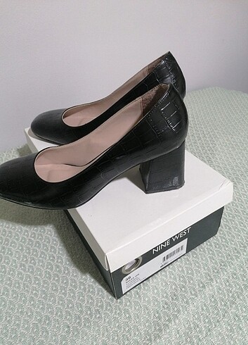 Nıne West siyah ayakkabı  - Görsel 2