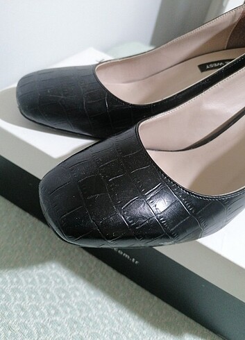 Nıne West siyah ayakkabı  - Görsel 4