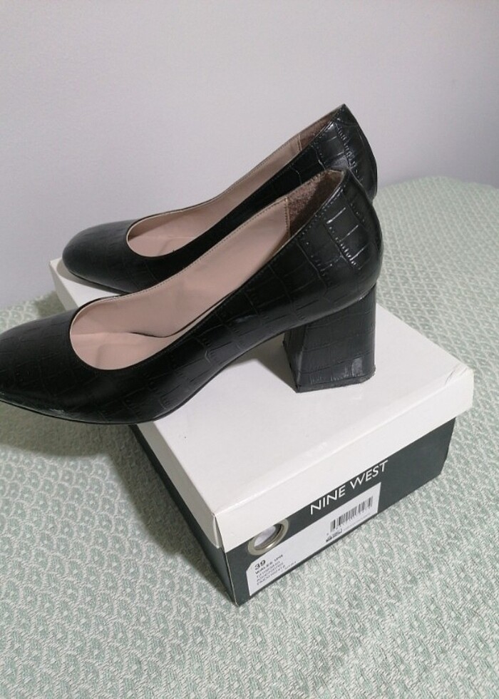 Nıne West siyah ayakkabı  - Görsel 2