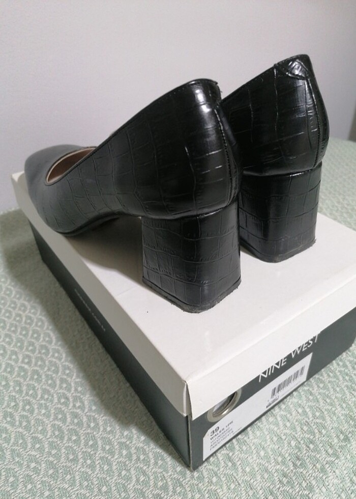 Nıne West siyah ayakkabı  - Görsel 5