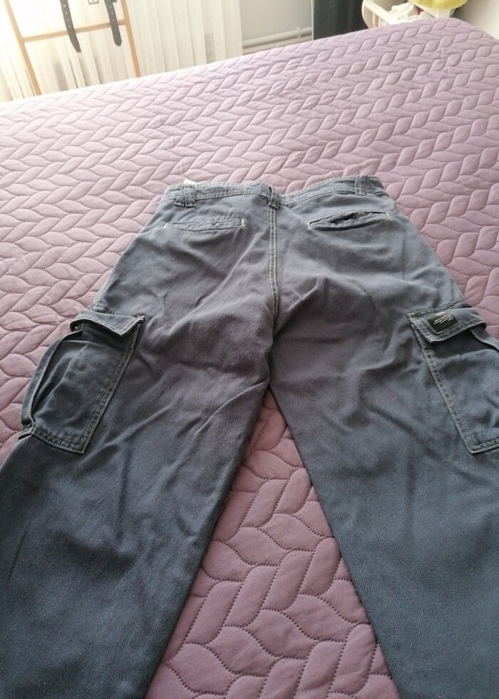 Pull&Bear erkek kargo pantolon  - Görsel 3