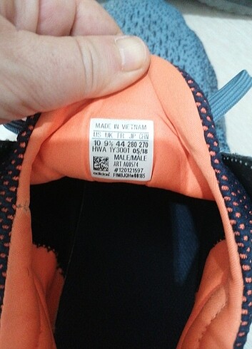 44 Beden gri Renk Adidas erkek spor ayakkabı