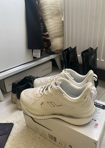 Lescon Tigan 3 Kadın Beyaz Spor Ayakkabı - Görsel 5