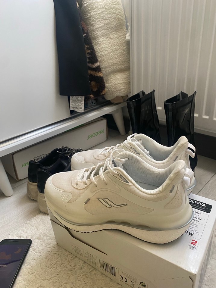 Lescon Tigan 3 Kadın Beyaz Spor Ayakkabı - Görsel 5