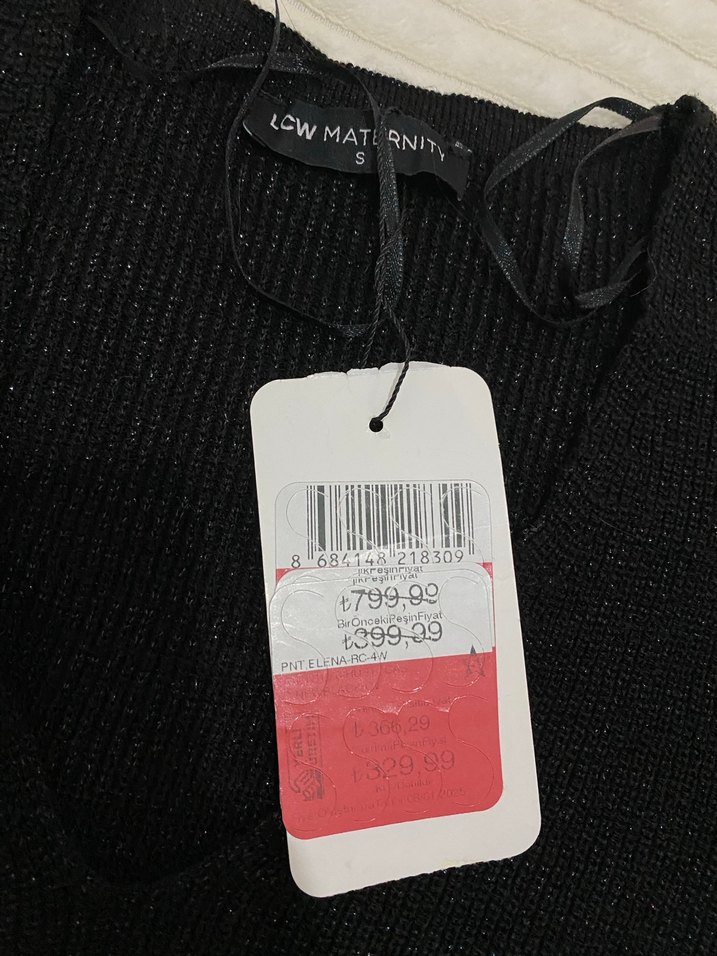 Siyah Kadın Triko Uzun Kollu Kazak - Görsel 2