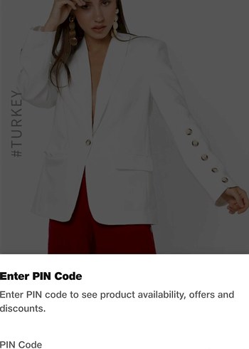 Düğmeli Beyaz Kadın Midi Blazer - Görsel 4