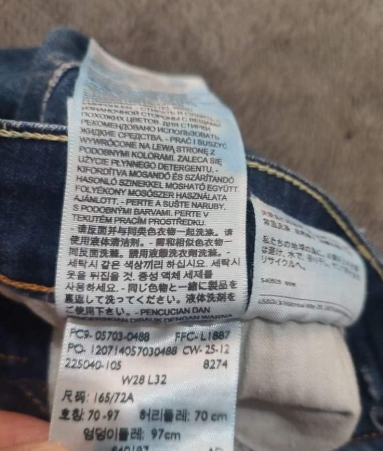 Levis koy jeans pantolon 28 beden — görsel 2/11