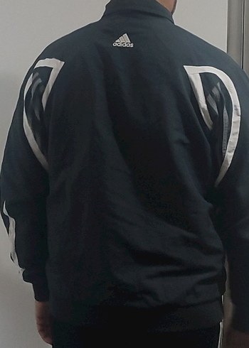 Adidas Orjinal Adidas Erkek Spor Ceketi L Beden