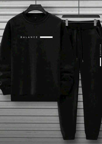 Siyah Erkek Jogger Eşofman takımı - Görsel 3