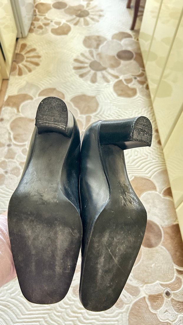 Canlo Ventini Siyah kalın topuklu Klasik Kadın Ayakkabı - Görsel 5