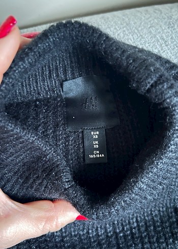 Lacivert Beyaz Çizgili Yarım Balıkçı Kazak - Görsel 4