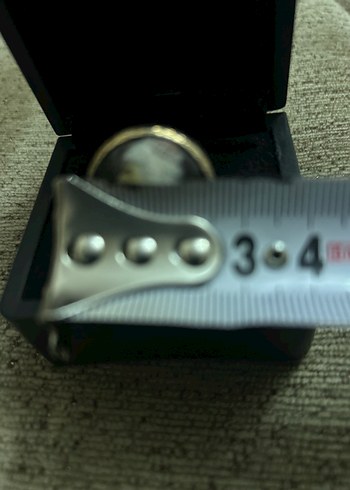 Osmanlı figürlü fümüş yüzük - Görsel 9