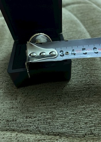 Osmanlı figürlü fümüş yüzük - Görsel 8