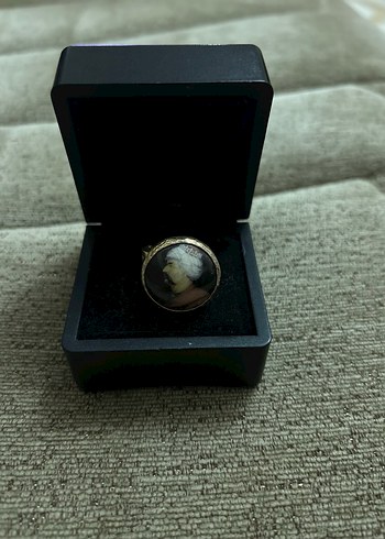 Osmanlı figürlü fümüş yüzük - Görsel 7