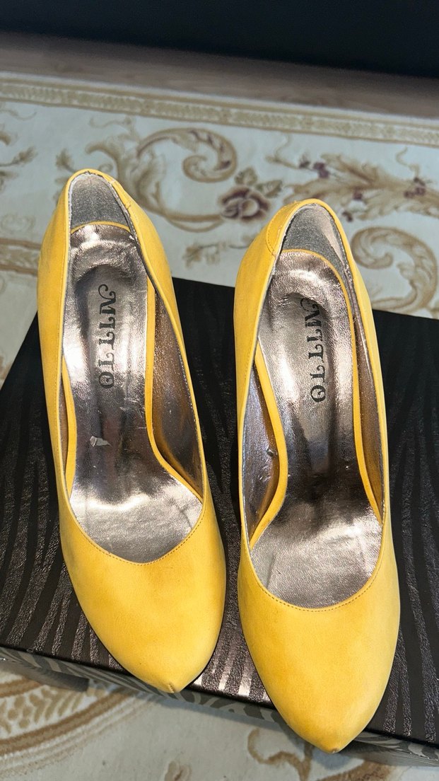 Sarı  Stiletto - Görsel 5