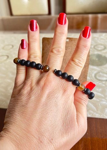 Siyah Bohem Erkek Bileklik - Görsel 5