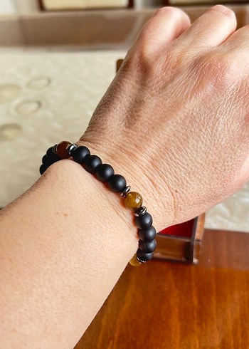 Siyah Bohem Erkek Bileklik - Görsel 3