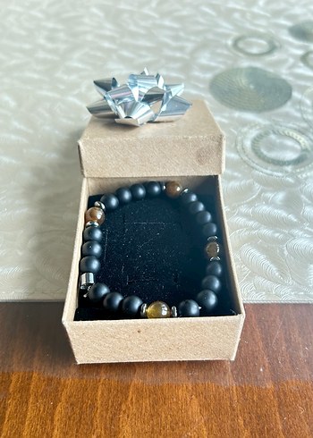 Siyah Bohem Erkek Bileklik - Görsel 2