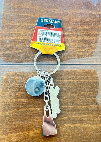 Alman Temalı Renkli  Anahtarlık - Görsel 3