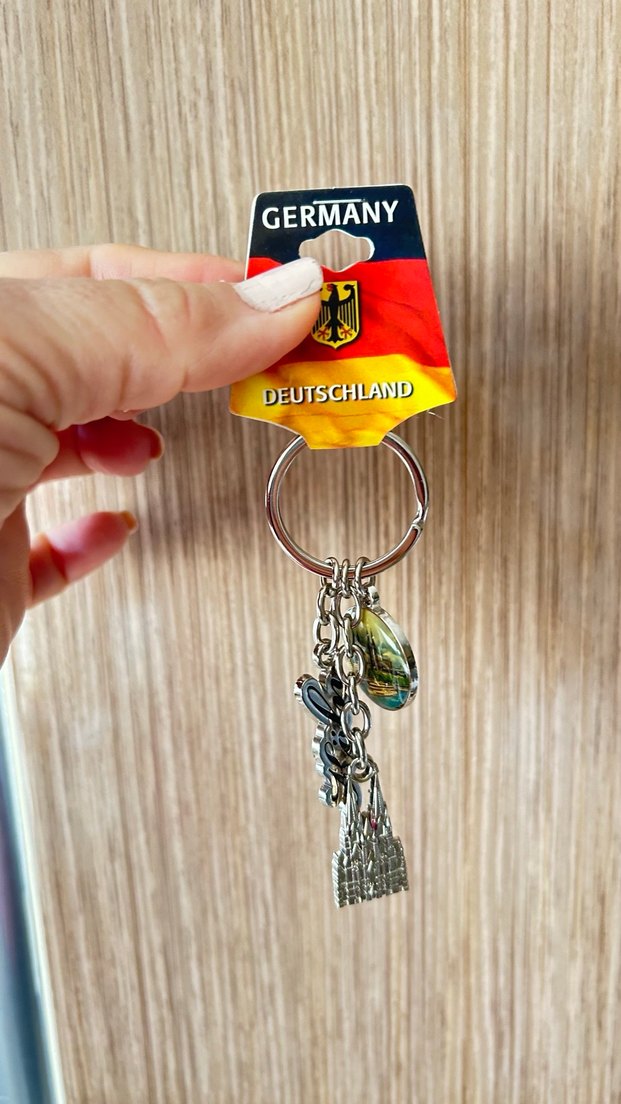 Alman Temalı Renkli  Anahtarlık - Görsel 5