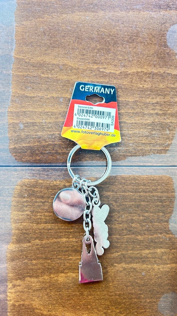 Alman Temalı Renkli  Anahtarlık - Görsel 4