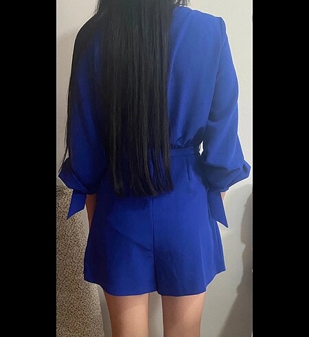 m Beden mavi Renk Zara Playsuit (Tulum)