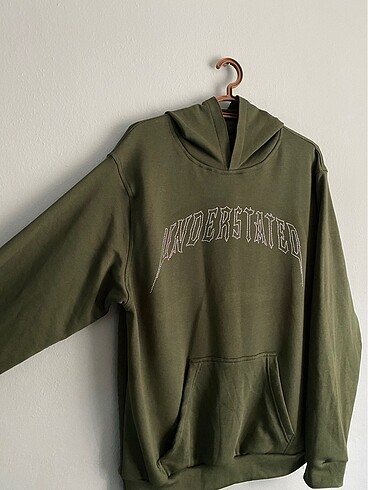 Rhinestone baskılı oversize sweat