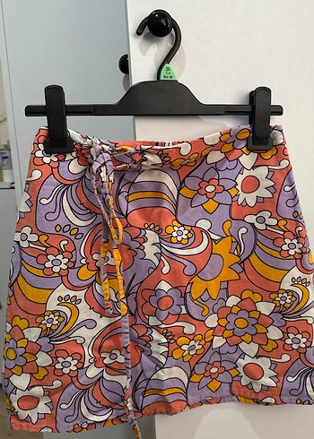 Bohem Desenli Mini Etek - Görsel 5