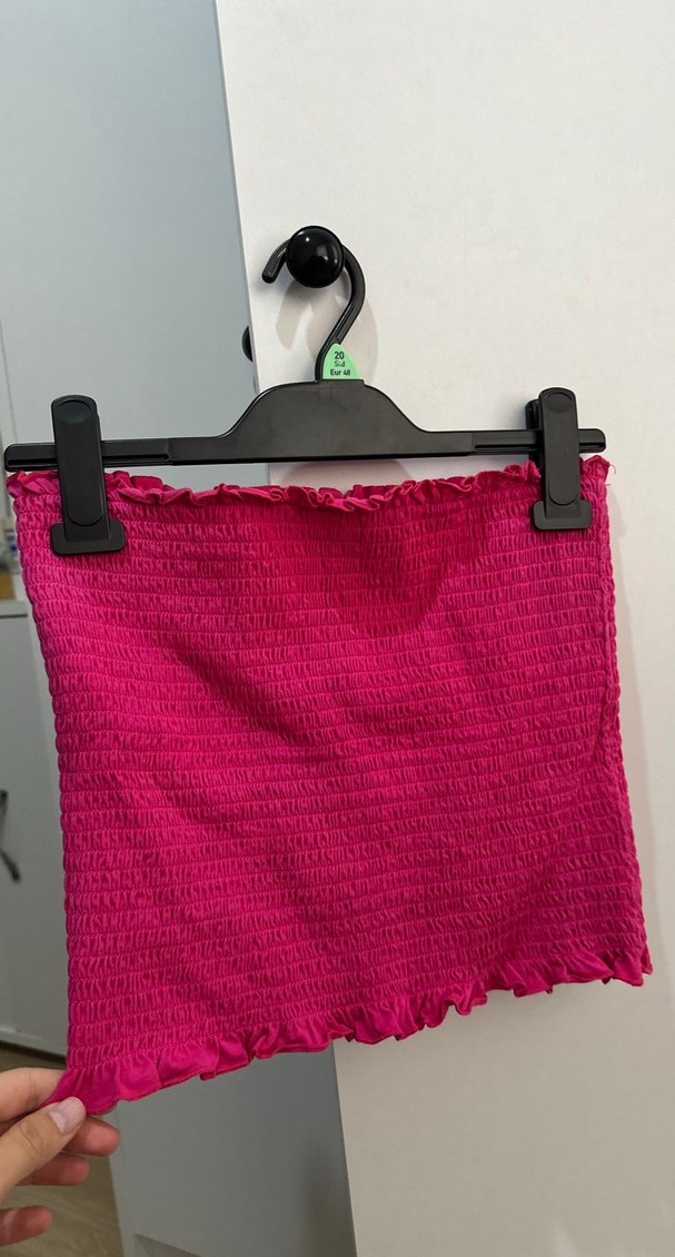 Fulya Fırfırlı Crop Top - Görsel 3