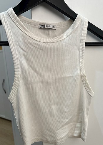 Beyaz Yuvarlak Yaka Kadın Atlet - Görsel 4