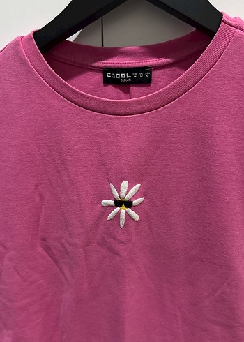 Pembe Crop Tişört - Görsel 5