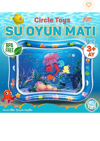 Diğer Renkli Su Oyun Matı - Circle Toys
