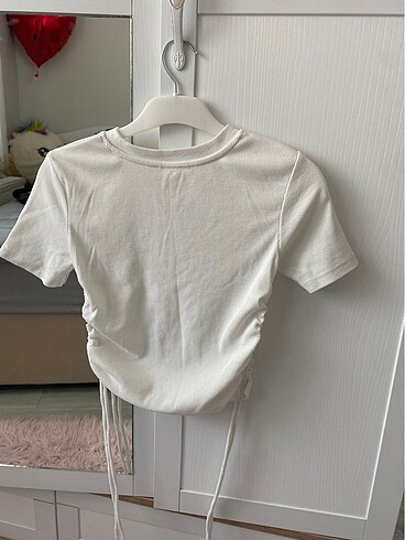 Diğer Beyaz fitilli tshirt