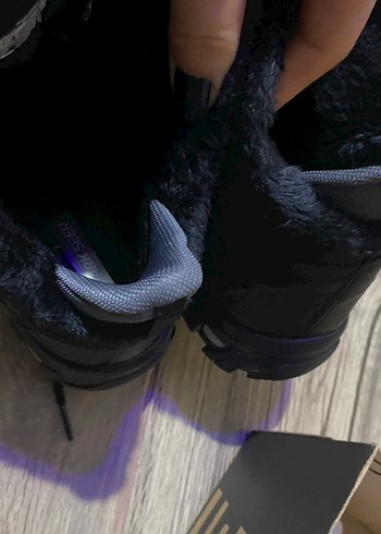 Siyah Erkek Outdoor Kauçuk Botlar Velcro - Görsel 6