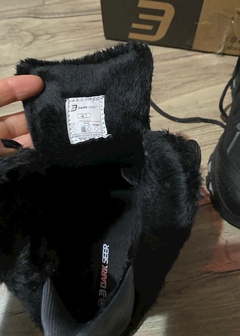 Siyah Erkek Outdoor Kauçuk Botlar Velcro - Görsel 4