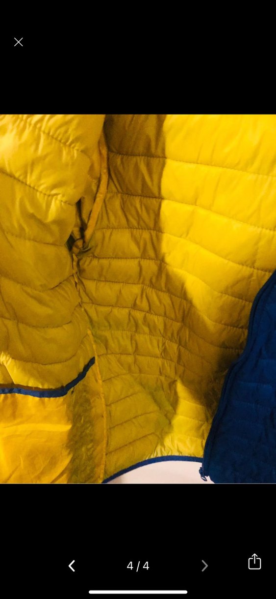 Mavi Kapüşonlu Erkek Çocuk Mont - Görsel 4