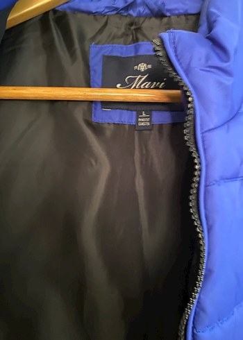 Mavi Fermuarlı erkek  Şişme Yelek - Görsel 3