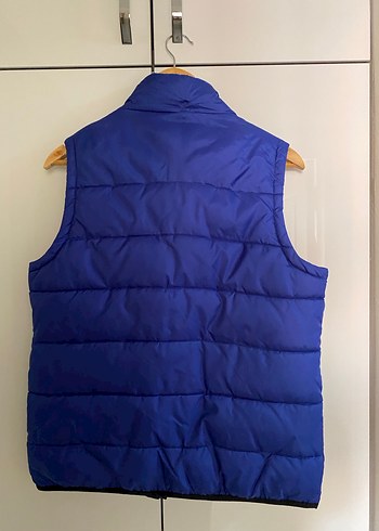 Mavi Fermuarlı erkek  Şişme Yelek - Görsel 2